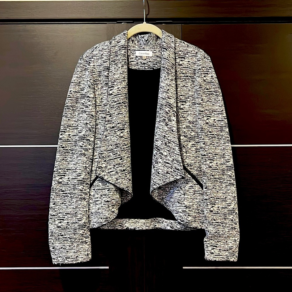 Calvin Klein | Black & White Blazer